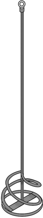 POWERCRAFT Rondel-Rührer mit 6-kant Schaft Rondel Rührer Silberspeer   