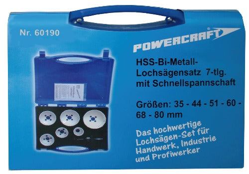 POWERCRAFT HSS-Bi-Metall-Lochsägen-Set Lochsägen POWERKRAFT   