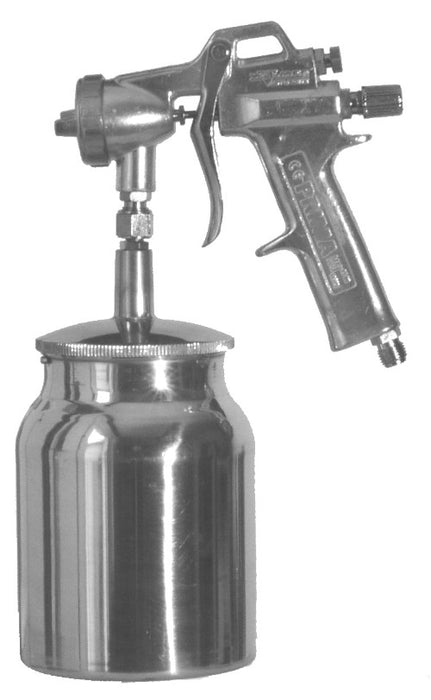 SILBERSPEER Druckluft Farbspritzspistole Behälter unten, hohe Qualität Farbspritzpistole Silberspeer   